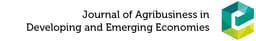 Journal of Agribusiness in Developing and Emerging Economies